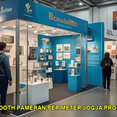 harga booth pameran per meter jogja profesional